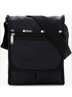 LeSportsac Village Lightweight Crossbody Bag in Jet Black, NWT